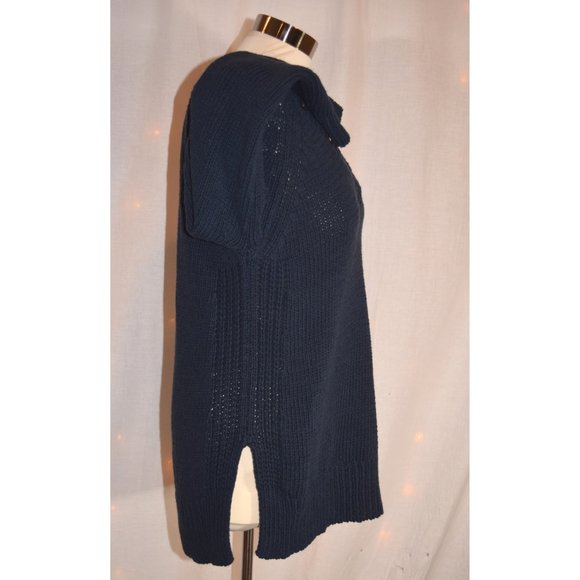Anthro- Moth Blue Sweater size M - Picture 4 of 7